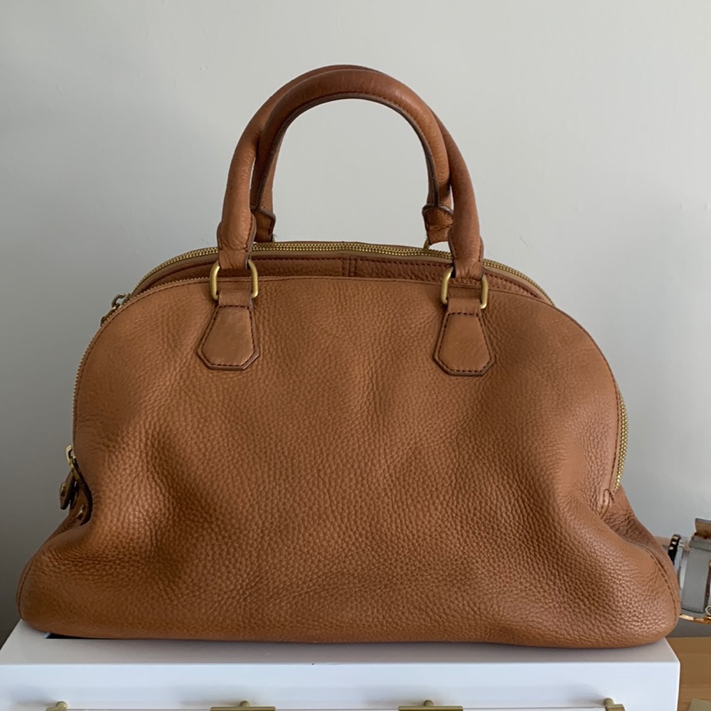 JCrew leather satchel